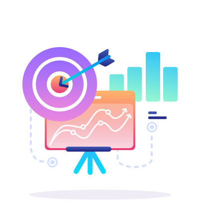 icon target chart report